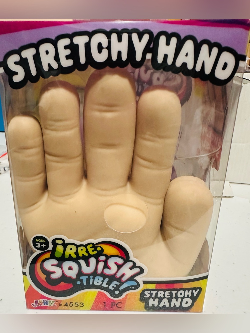 Stretchy Hand Squishy Toy - Beige